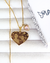 Colar Personalizado - Ping semijoia Coração M 2cm - comprar online