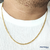 Conjunto Corrente e Pulseira fígaro - Aço Dourado - Masculino na internet