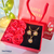 kit Presente - Conjunto Flor Colorida - Folheado Ouro - comprar online