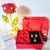 kit Presente - Conjunto Flor Colorida - Folheado Ouro na internet