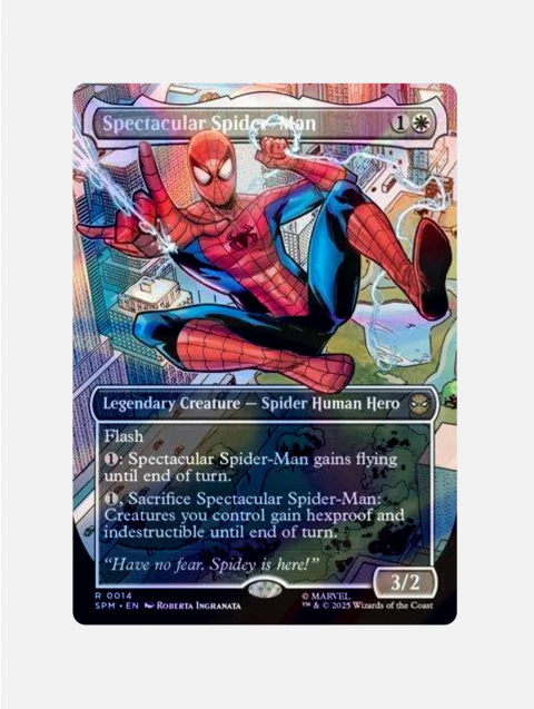 Spectacular Spider-Man - #0014 - Foil - Inglês (2025) Marvel`s Spider-Man x Homem Aranha - Card avulso