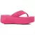 Sandália Feminina Plataforma Rosa - Azulu Express
