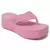 Sandália Feminina Plataforma Rosa