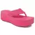 Sandália Feminina Plataforma Rosa