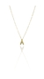 Colar Nossa Senhora Com Zircônias Azuis Banhado em Ouro 18k (CL0135)