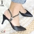 Sapato Scarpin Vizzano Feminino Aberto Atrás Tira de Strass ORIGINAL Fino 7,5 CM - comprar online