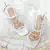 Sandália Feminina Social Detalhe Pedra Vizzano Salto Baixo Quadrado 4 cm - Ellen Giri Calçados