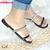 Sandália Feminina Rasteira Casual Moleca
