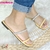 Sandália Feminina Rasteira Casual Moleca - comprar online