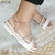 Sandália Feminina Ortopédica Flat Modare Detalhe Trançado - comprar online