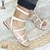 Rasteira Feminina Casual Vizzano Com Apliques / Rasteira De Amarrar - comprar online