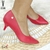 Sapato Scarpin Vizzano Feminino Salto Fino 5 cm - Ellen Giri Calçados
