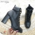 Bota Feminina Beira Rio Coturno Salto Alto Cano Curto Sola Tratorada 9 cm - comprar online