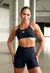 CONJUNTO TOP ENERGY + SHORTS ENERGIZE PRETO