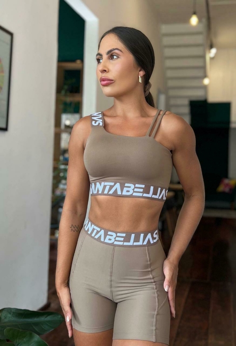 CONJUNTO TOP ATIVA + SHORTS SANTABELLA