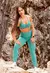 CONJUNTO LEGGING CROSS OVER + TOP INSPIRE CHÁ VERDE na internet