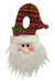 Enfeite de porta papai noel