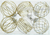 Bolas Decoradas 80 mm - Caixa com 6 unidades