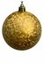 Bola dourada decorada - kit com 4 - comprar online
