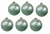 Bola verde decorada - kit com 6 - comprar online