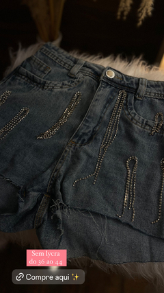 Imagem do Short jeans Aplicações