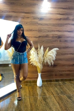 Short jeans Aplicações