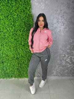 Conjunto Peluciado Neoprene - Rosa