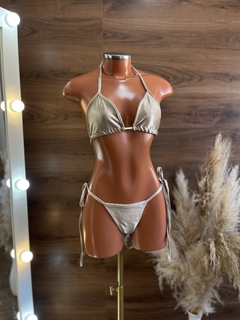 Biquíni acetinado - Nude - comprar online