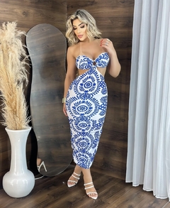 Vestido Midi estampado