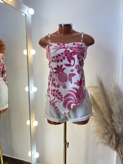 Cropped bico - Rosa