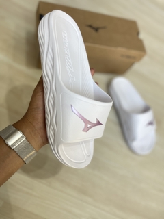 Papete mizuno Enerzy - Branco gold - comprar online