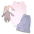 Conjunto Body musculosa + Short interlock estampado + Muñeco de apego