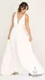 Vestido de novia Amelia, base al bies liso - comprar online
