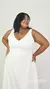 Vestido de novia Aurora, base al bies liso + Alitas Desmontables - comprar online
