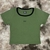 REMERA CROP TOP 777 RIB