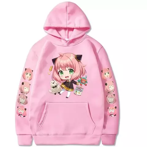 Moleton de lã com capuz feminino - Spy X Family