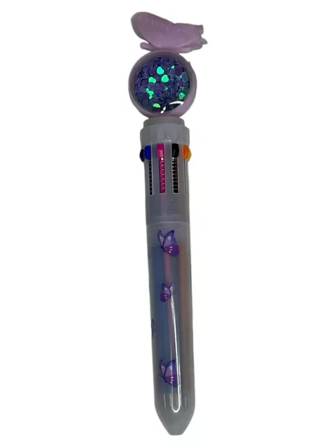 Caneta 10 Cores Borboleta