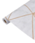 Papel de parede mármore geométrico branco 45cmx5m