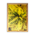 Quadro decorativo com fotografia de folhas de planta cróton, destacando suas cores vibrantes em um fundo natural.