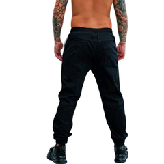 CALÇA JOGGER JEANS PRETA na internet