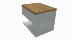 mesa de luz flotante escandinava - comprar online