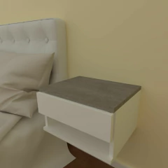 Mesa de noche clasica minimalista en internet