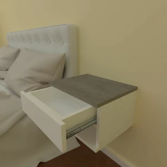 Mesa de noche clasica minimalista - comprar online