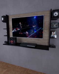 Rack tv flotante para tv de 32 hasta 55 pulgadas en internet