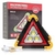 LAMPARA LED TRIANGULAR CON LINTERNA RECARGABLE Y PANEL