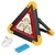 LAMPARA LED TRIANGULAR CON LINTERNA RECARGABLE Y PANEL - comprar online