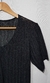 Blusa canelada de fio