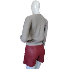 Casaco Tricot Feminino Modal Sandoc Gola V na internet