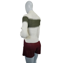 Casaco Tricot Feminino Gola Alta Manga Longa Frio Modal - comprar online