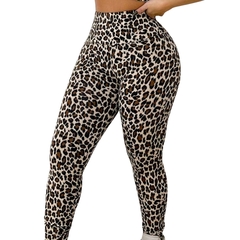 Calça Legging Oncinha Supplex Levanta Bumbum Fitness Yoga - Cachecol Acessórios